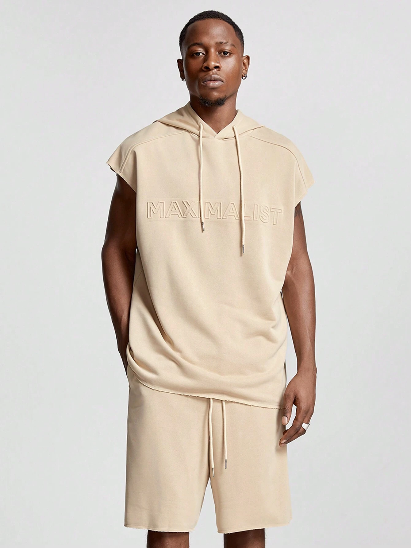 SHEIN -Ensemble décontracté pour homme Top sans manches