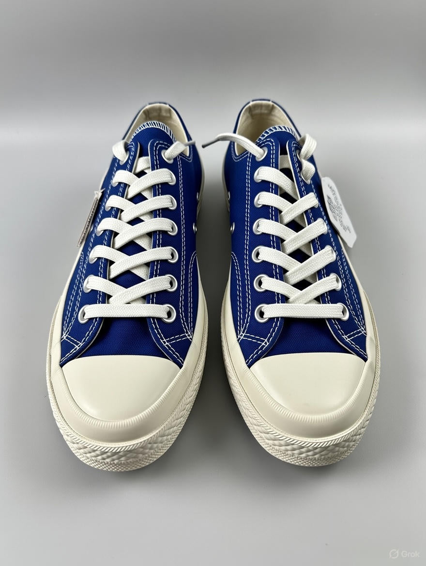 Baskets Basses Style Classic – Bleu Roi