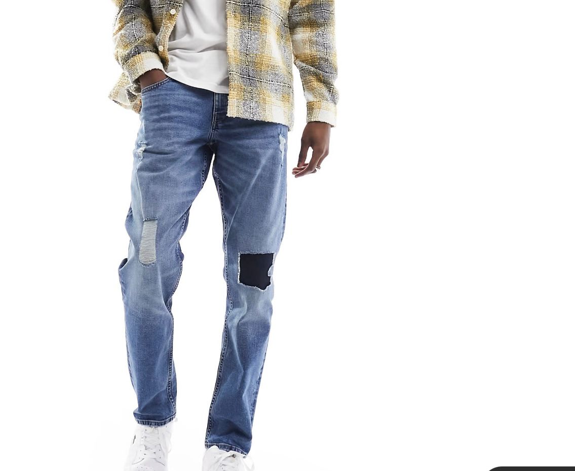 Jean slim déchiré homme – Style distressed