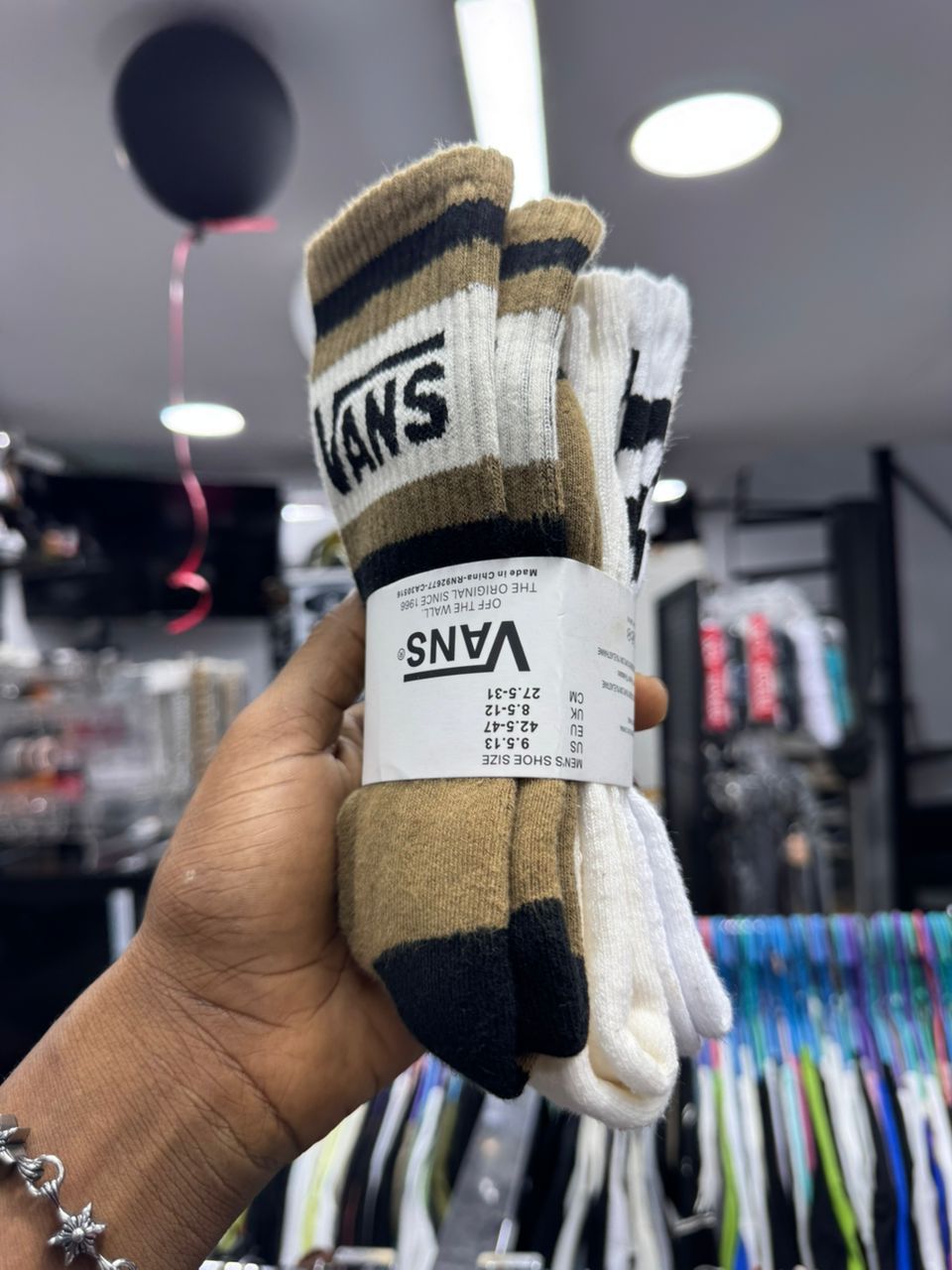 Lot de 3 paires de chaussettes Vans Crew