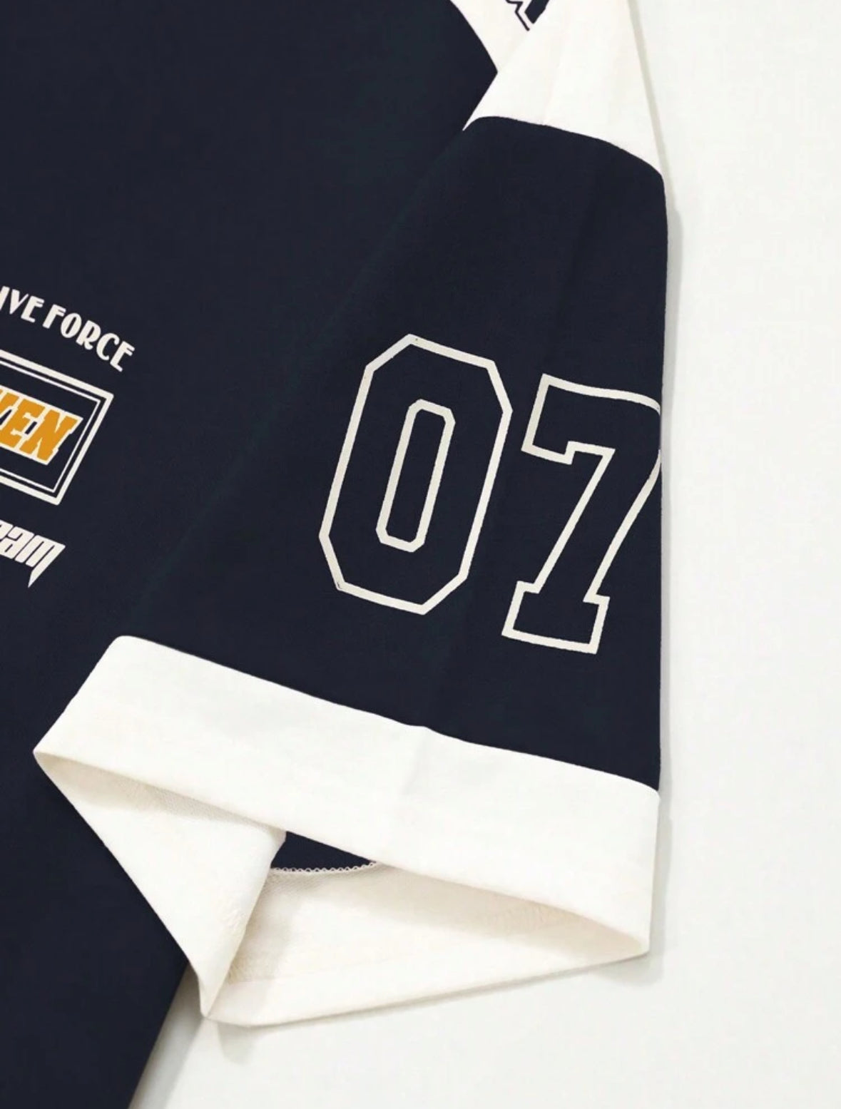 Shein-T-shirt de course à col rond simple et décontracté pour hommes, maillot de hockey à porter tous les jours, maillot streetwear