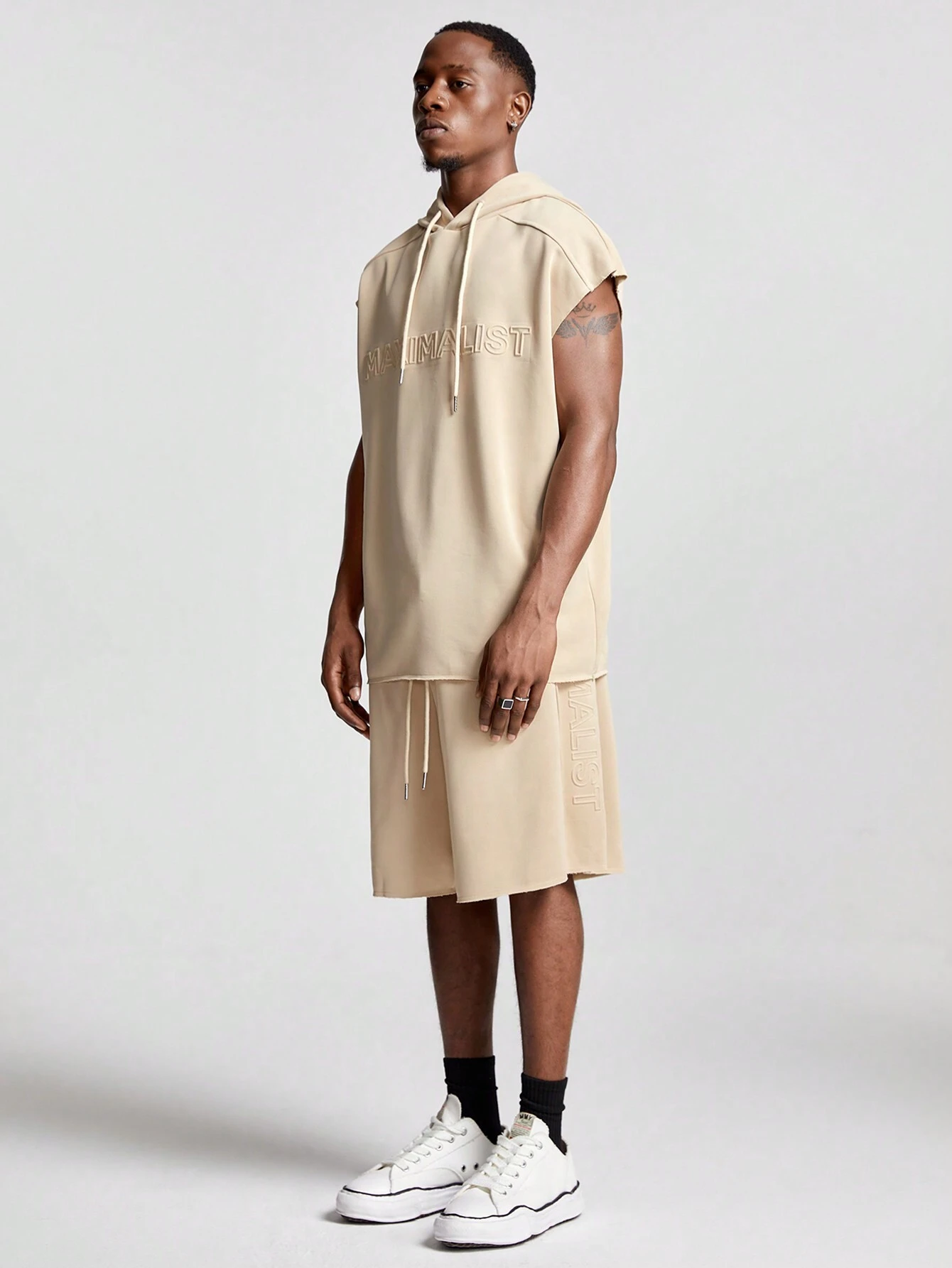 SHEIN -Ensemble décontracté pour homme Top sans manches