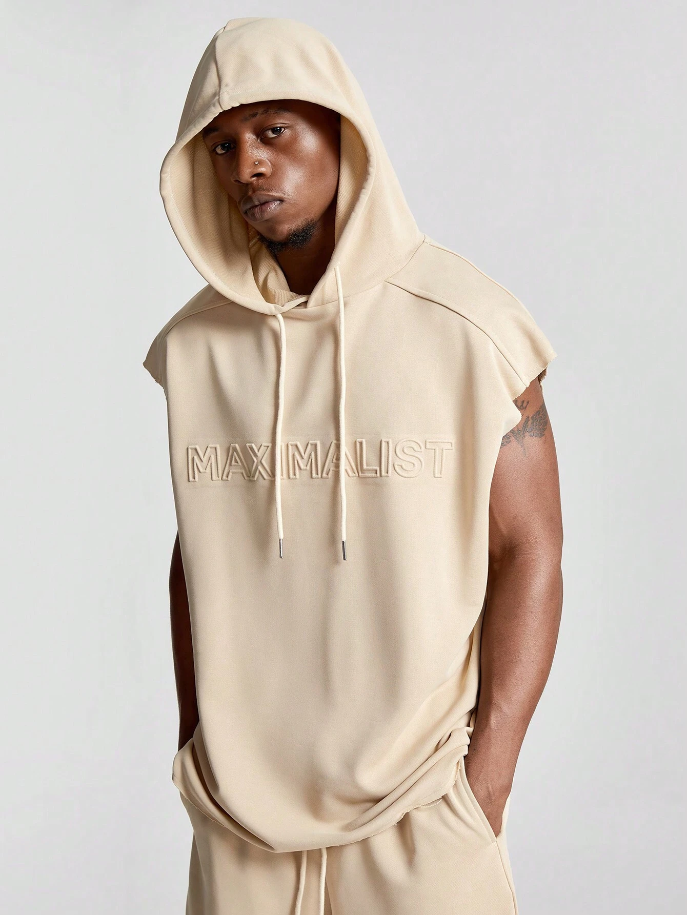 SHEIN -Ensemble décontracté pour homme Top sans manches