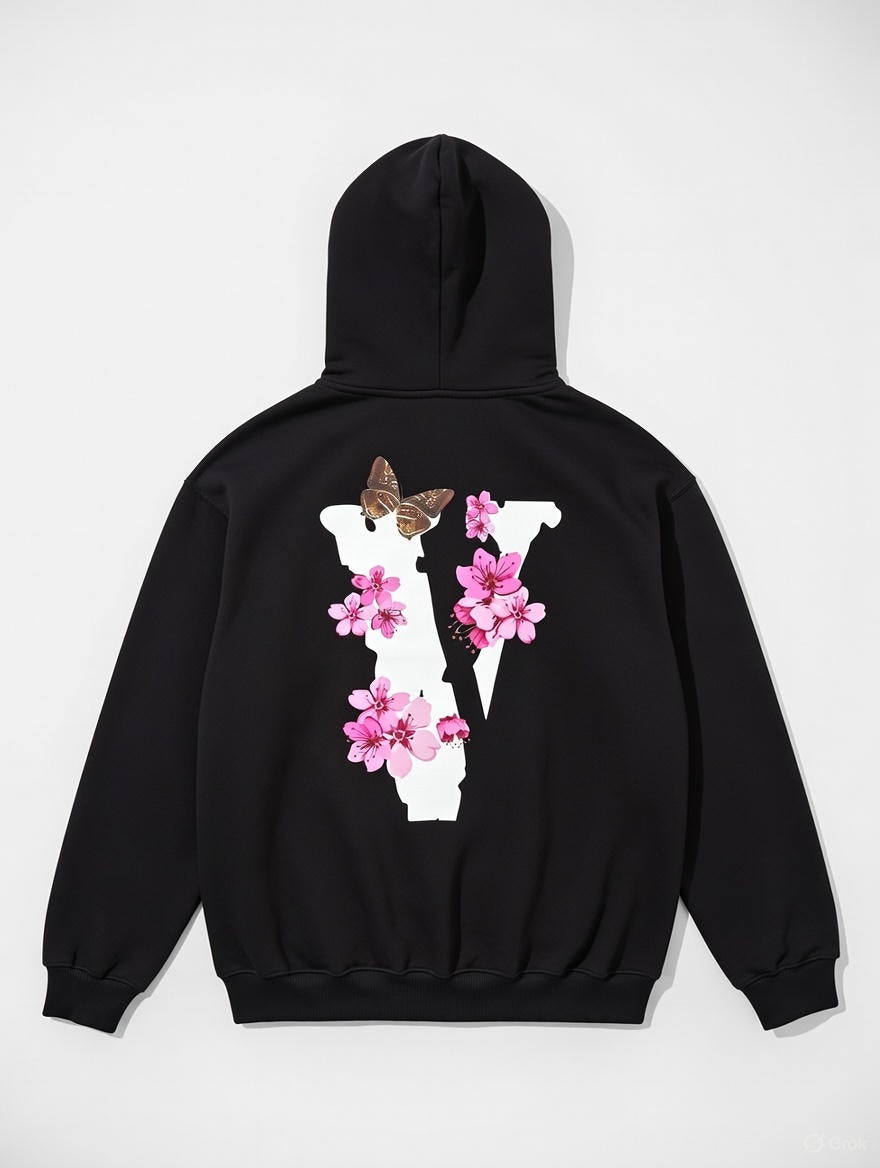 Hoodie "V"  Papillon
