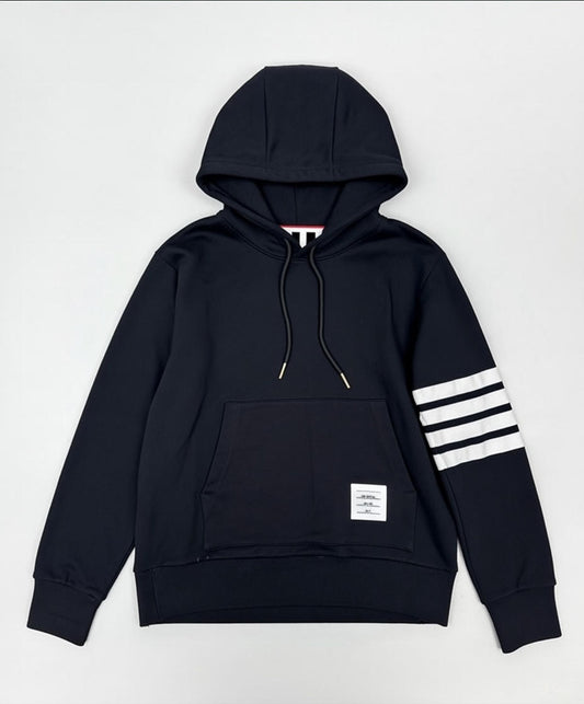Hoodie à 4 bandes "TH" Noir