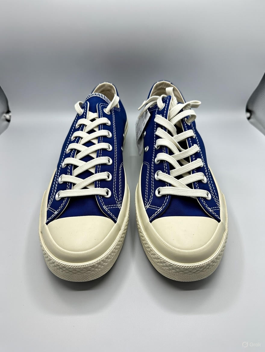 Baskets Basses Style Classic – Bleu Roi