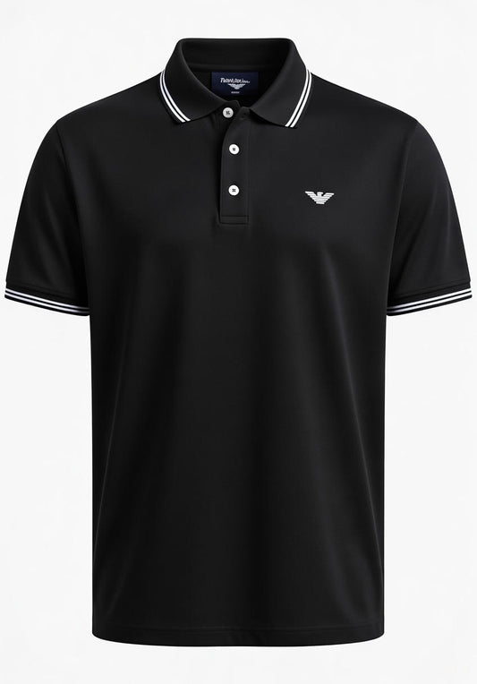 Polo Homme Logo Aigle – Noir