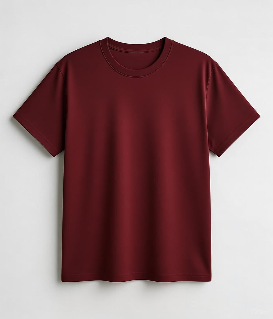 T-shirt Homme Basique – Bordeaux