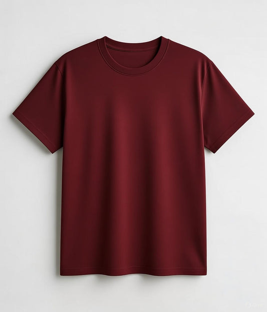 T-shirt Homme Basique – Bordeaux