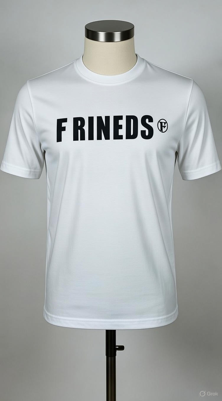 T-shirt Homme "FRINEDSF" – Blanc
