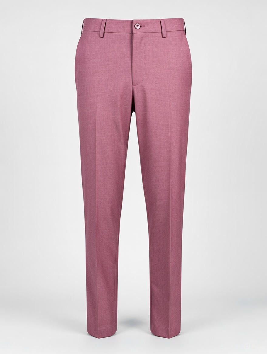 Pantalon Chino Homme Rose Poudré
