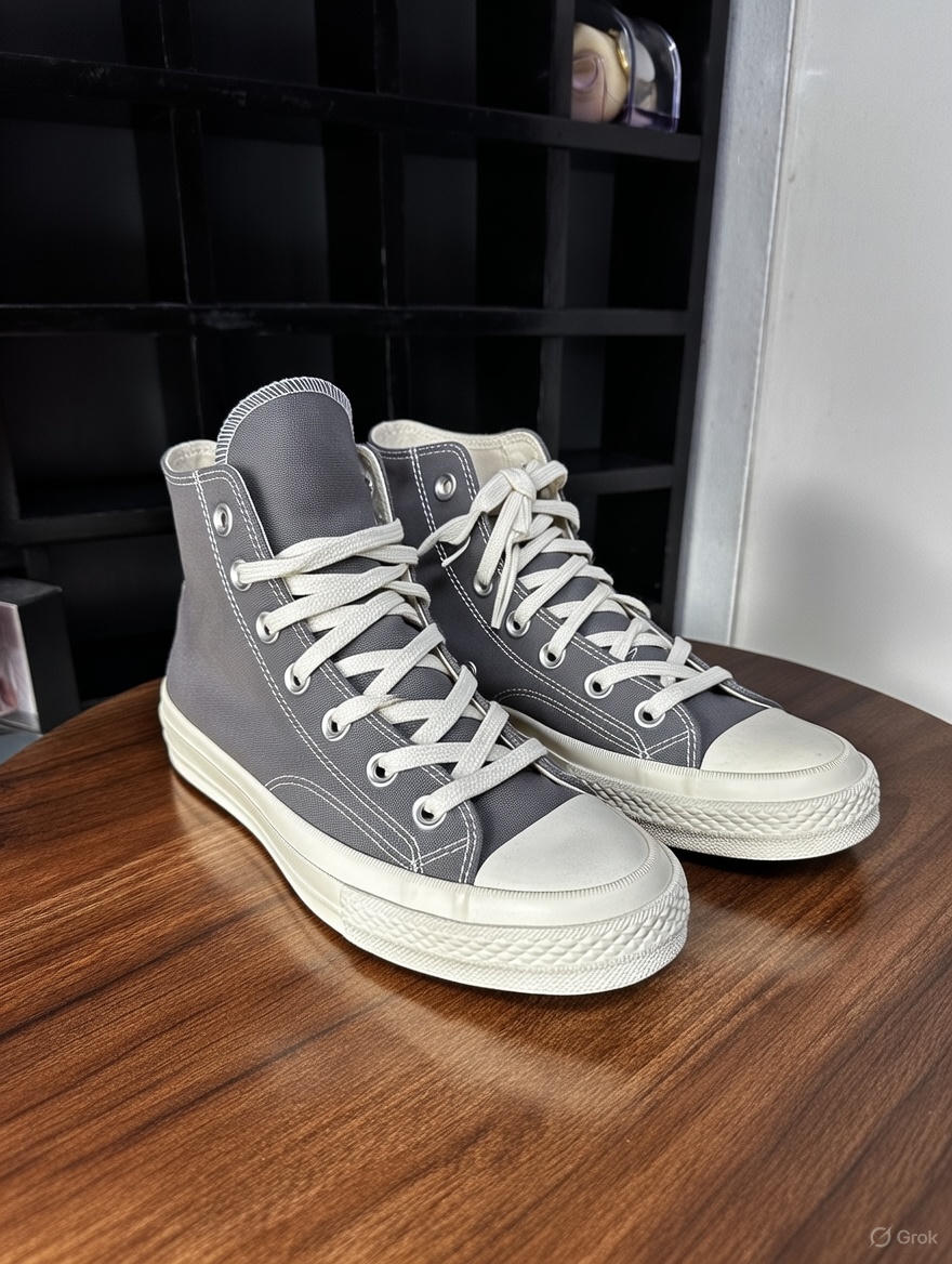 Baskets Montantes Style Classic – Gris