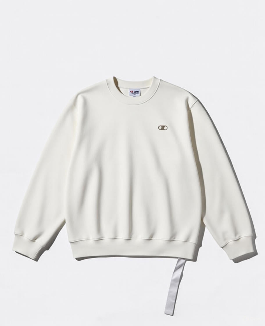 Sweatshirt Oversized Crème "C Patch"