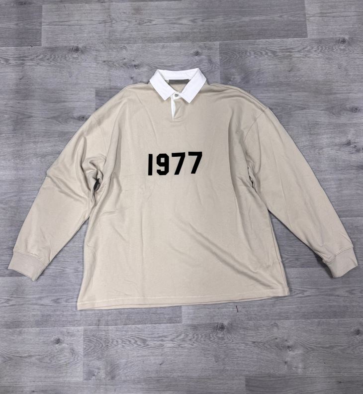 Polo/Rugby Oversized "1977" Beige