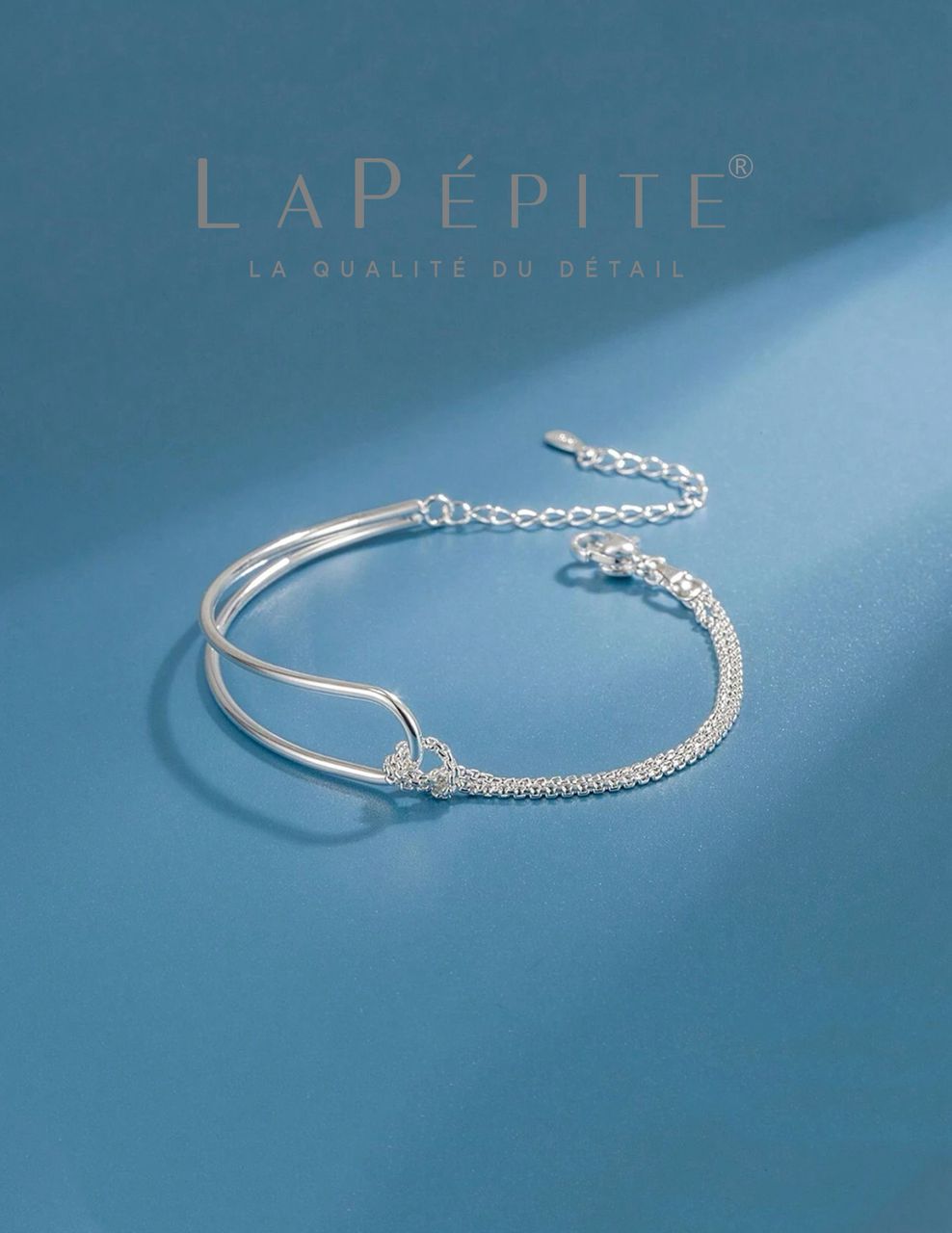 Bracelet double jonc La Pépépite
