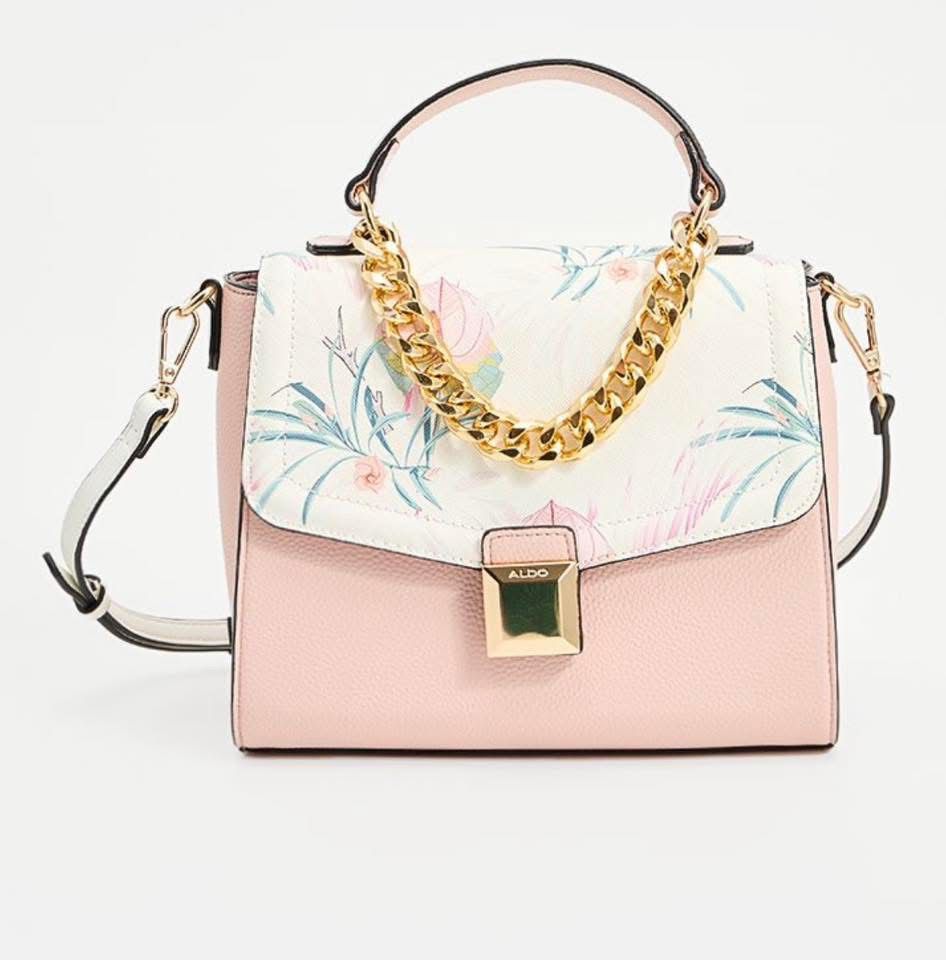 Sac à main rose floral