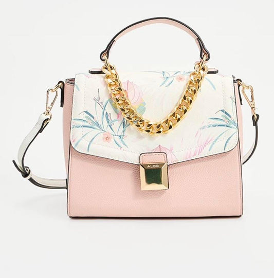 Sac à main rose floral